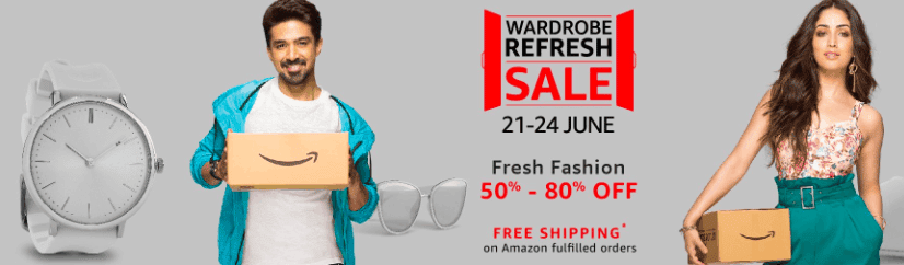 Amazon Fashion “Wardrobe Refresh Sale” – From 21 - 24 April 1
