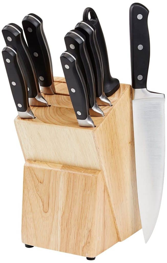 AmazonBasics Premium Stainless Steel Knife Set - Top Knife Sets for Kitchen in India!
